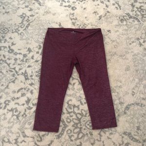 Athleta maroon leggings